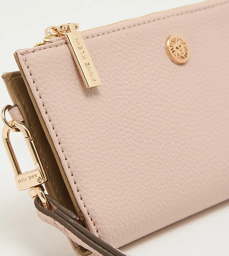 ANNE KLEIN  Anne Klein Textured Zippered Wallet for Women | Best Price UAE